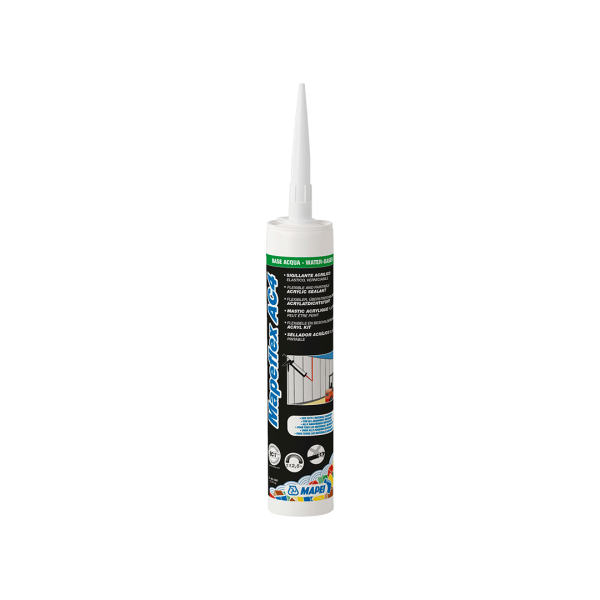 MAPEFLEX AC4 MAPEI - Sigillante acrilico effetto liscio verniciabile