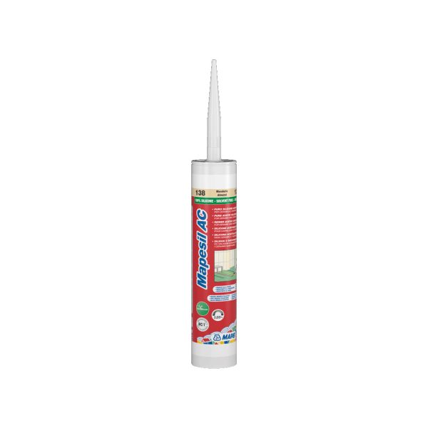 MAPESIL AC MAPEI – Sigillante siliconico acetico puro resistente alla muffa