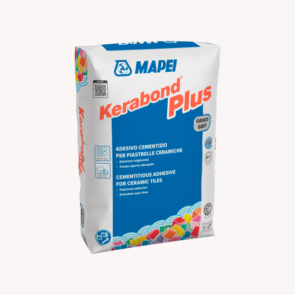 KERABOND PLUS MAPEI 25 kg - Adesivo cementizio ad adesione migliorata