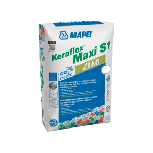 KERAFLEX MAXI S1 ZERO MAPEI 23 kg Bianco - Adesivo cementizio per piastrelle in ceramica di grande formato